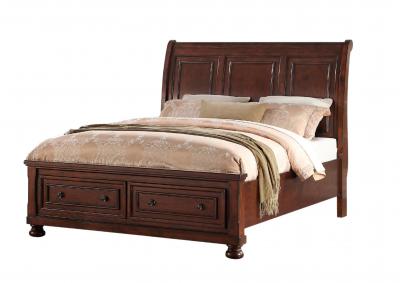 Image for KINGSMAN CHERRY QUEEN BED