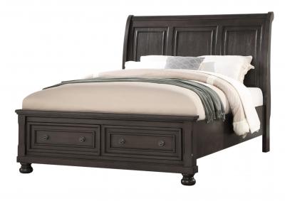 Image for KINGSMAN GREY QUEEN BED