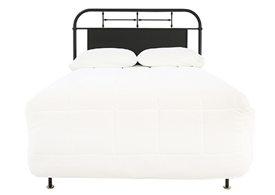 Image for JOLENE VINTAGE BLACK QUEEN HEADBOARD